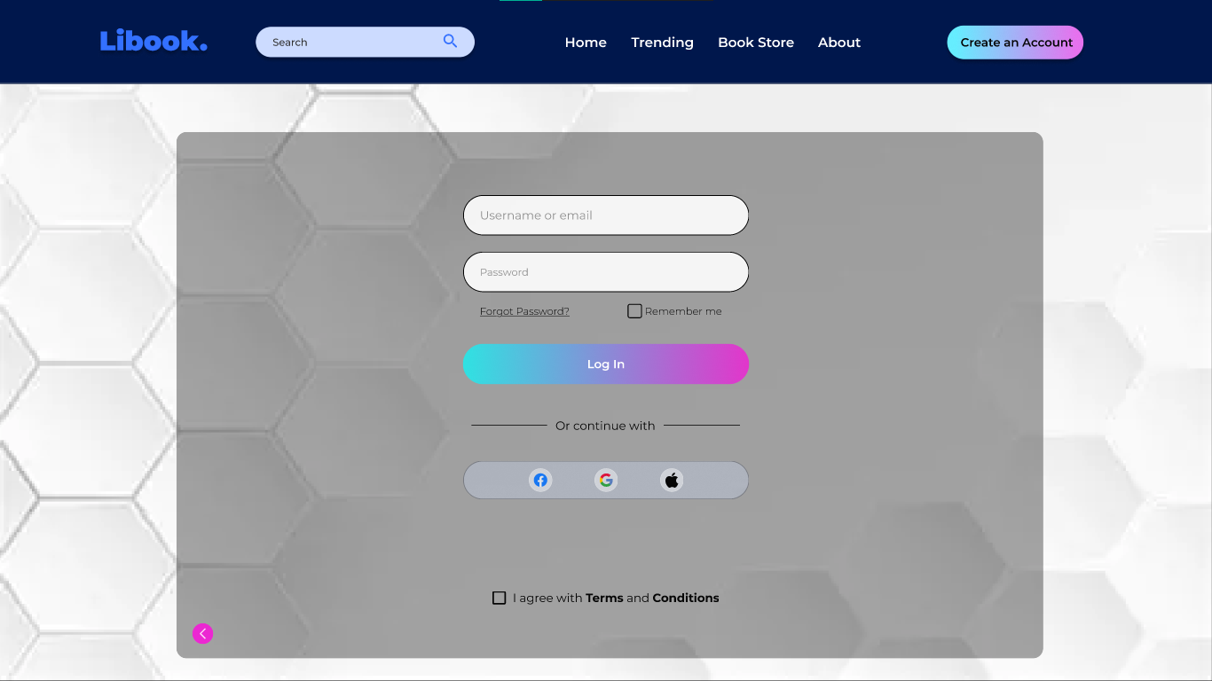 Minimal Login Page Preview